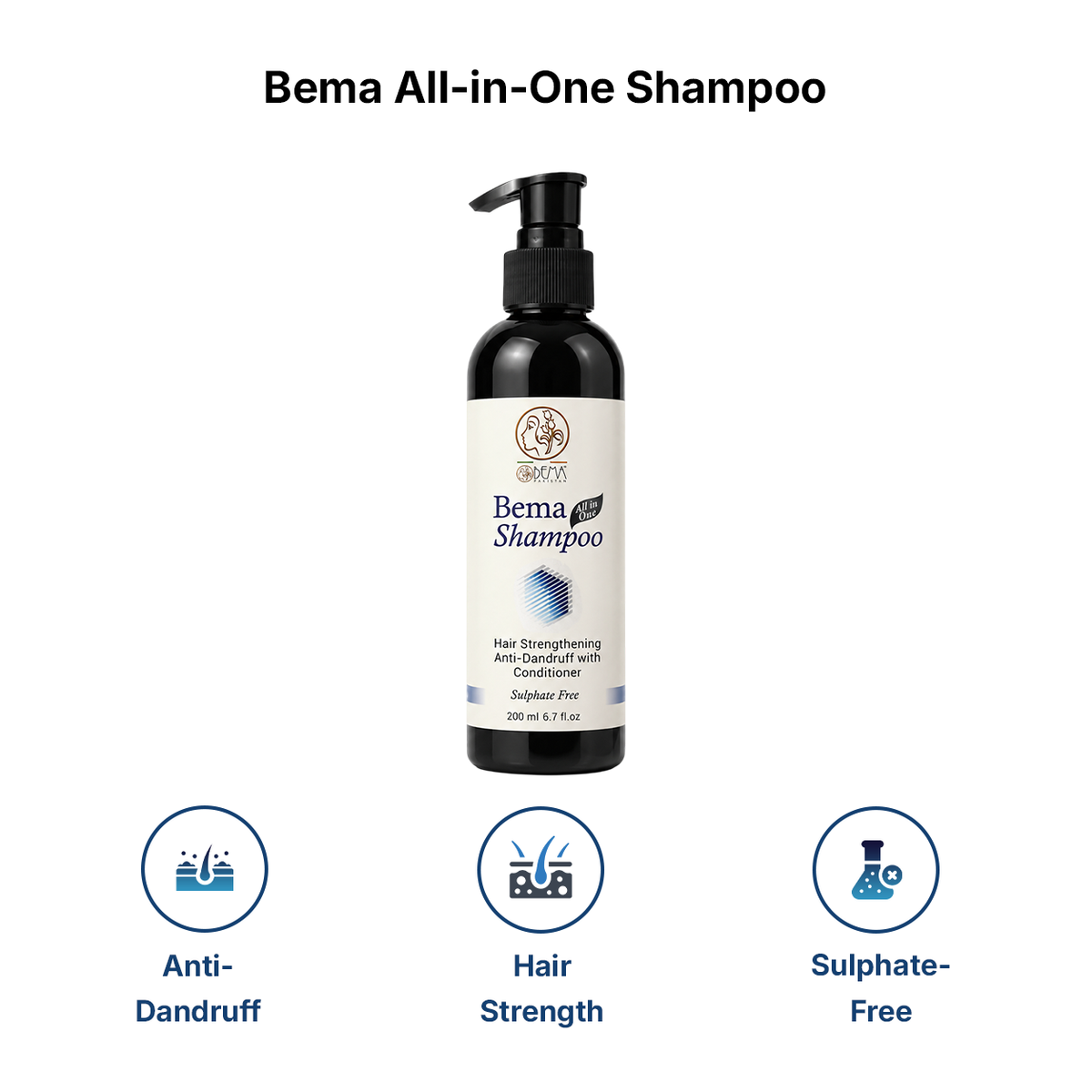 Bema All-in-One Shampoo (200ml)