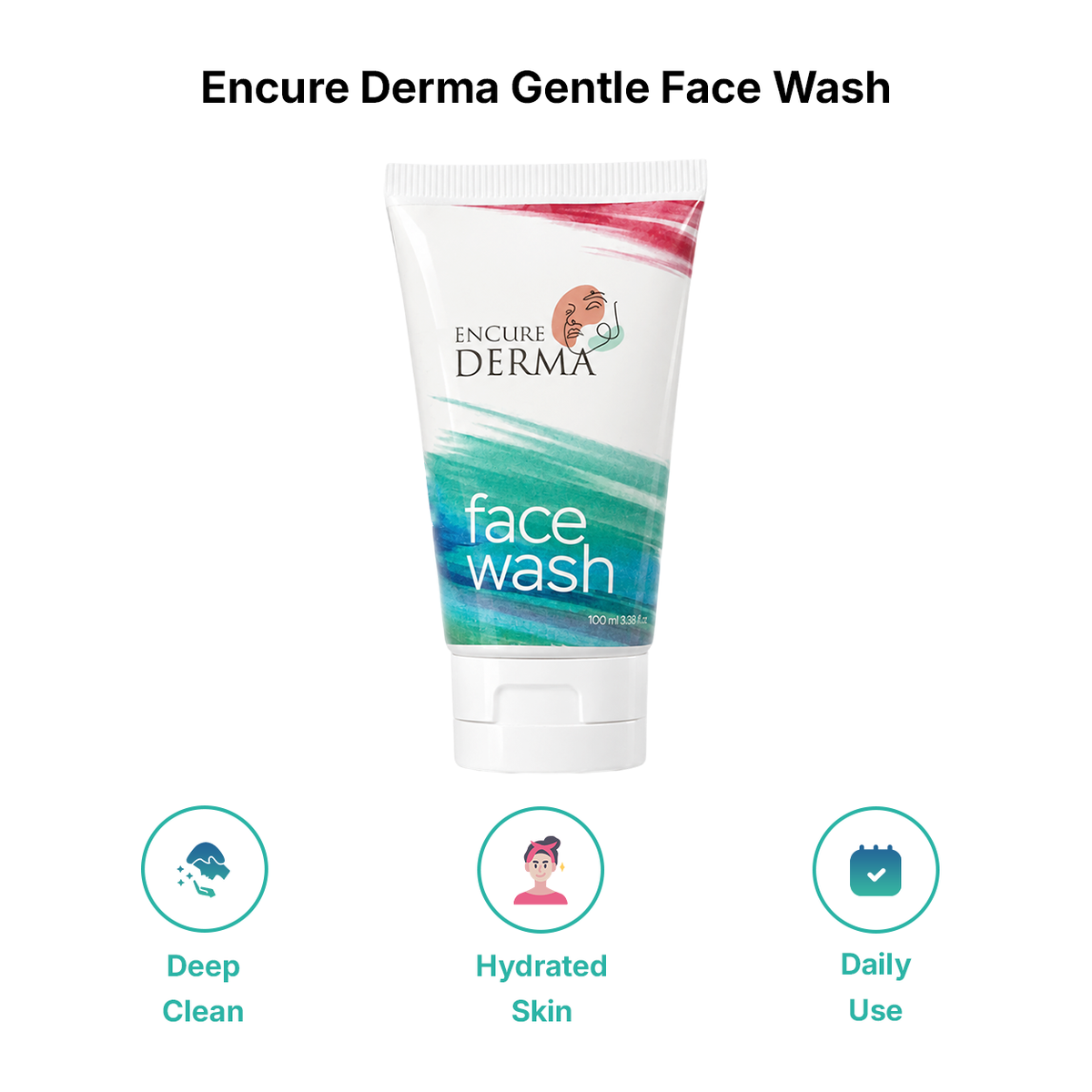 Encure Derma Face Wash (100ml)